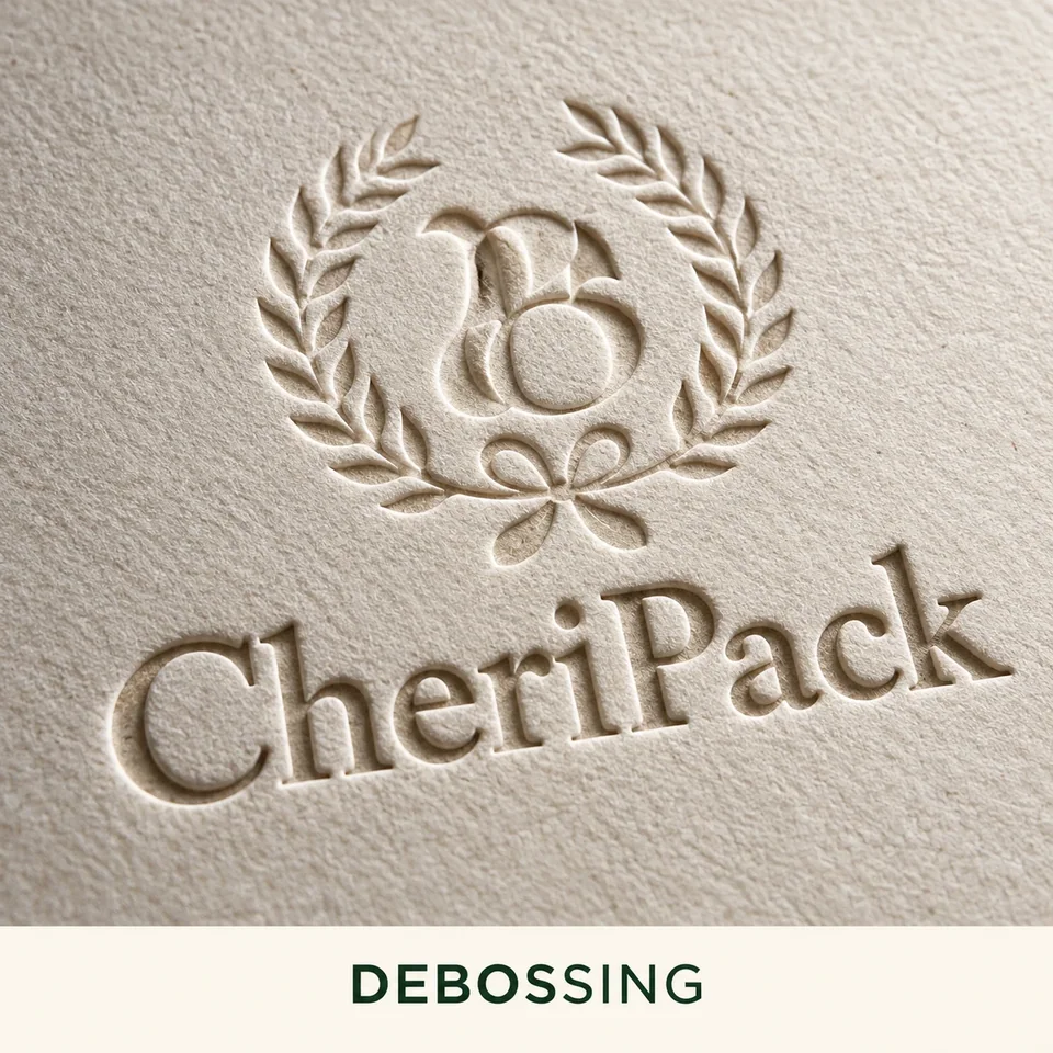 Debossing — illustrative reference