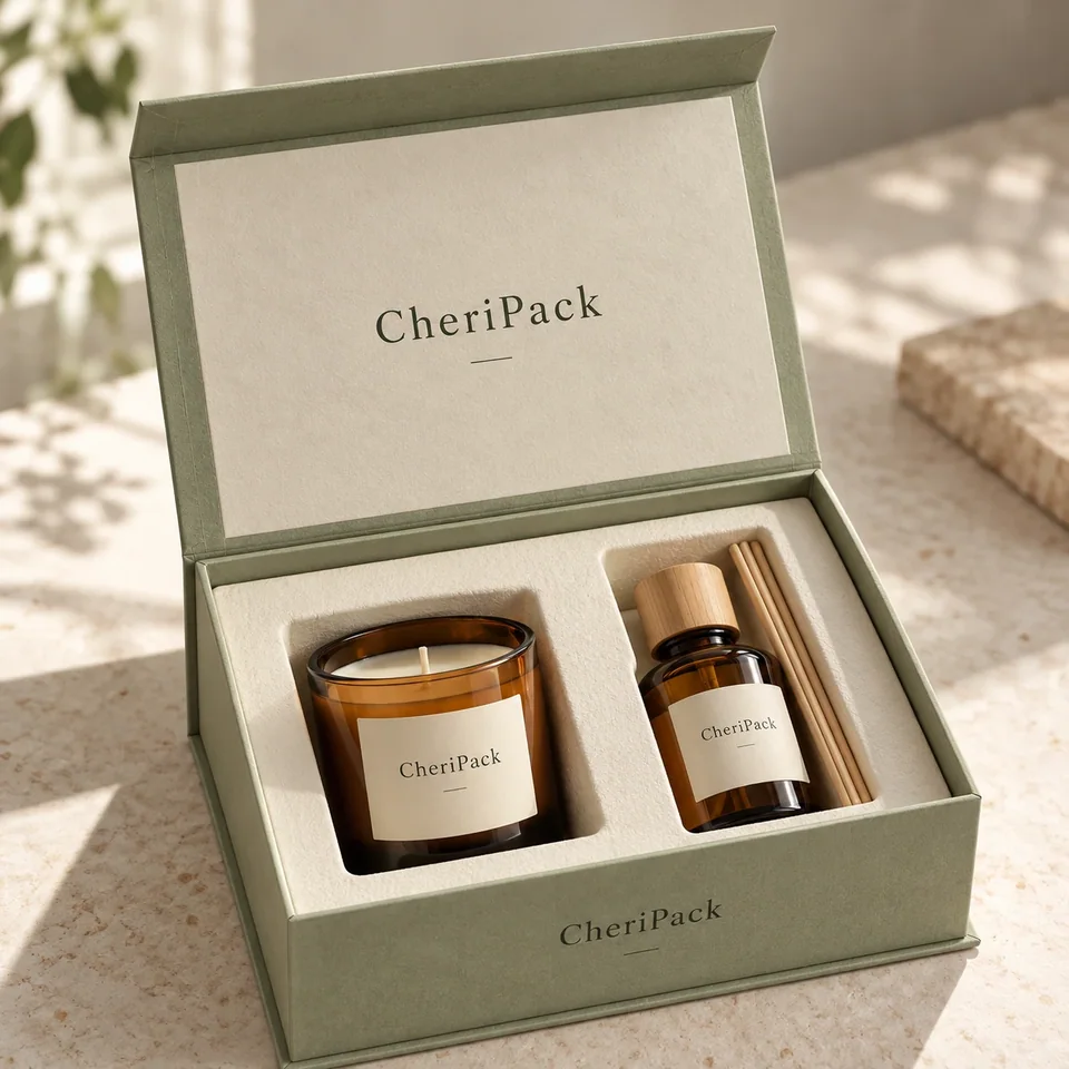 Candle & Aromatherapy Gift Box — design concept