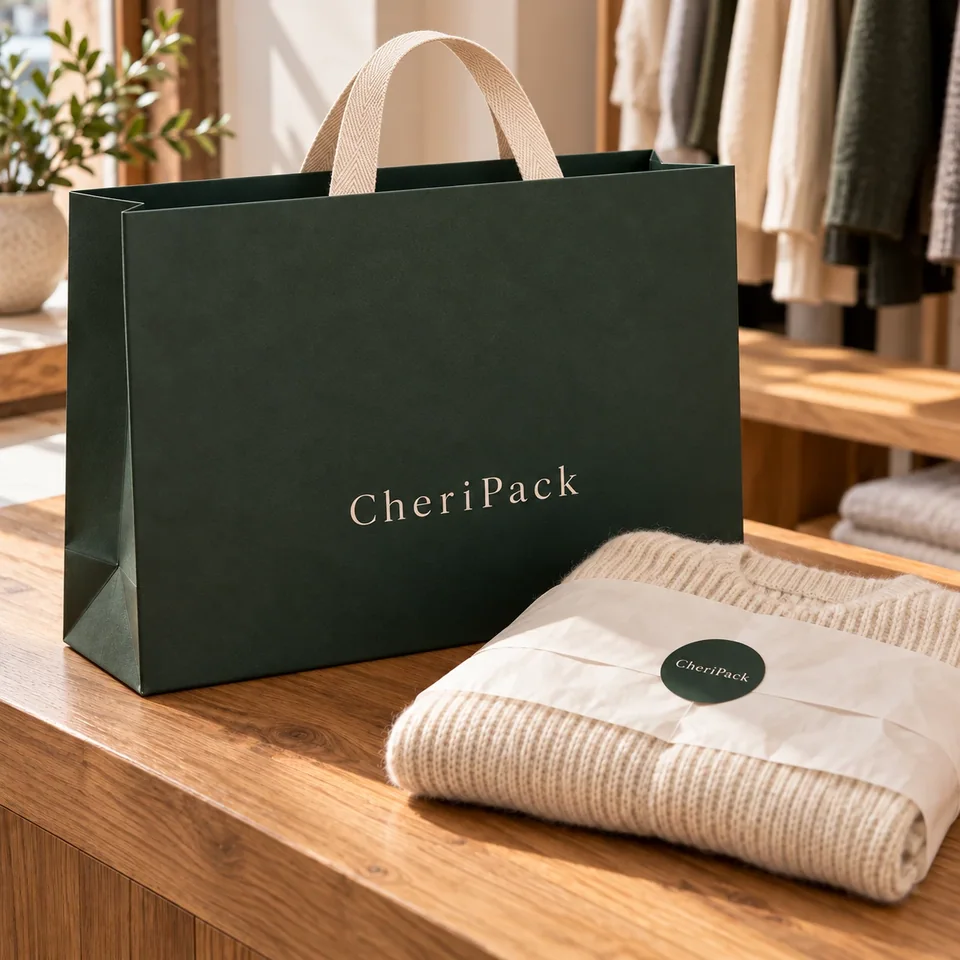 Clothing Boutique Paper Bag — design concept