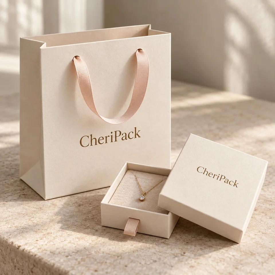 Small Jewelry Gift Bag — design concept