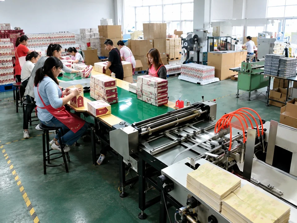 Assembly & Packing — supplied workshop photograph