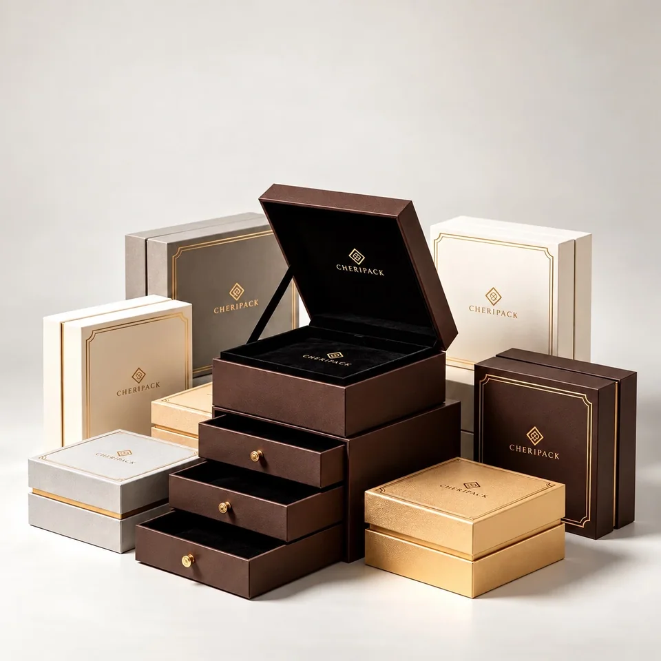Custom Logo Gift Box — design concept